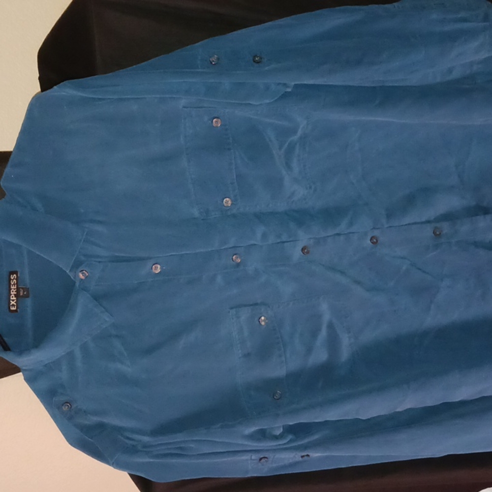 Button down silk shirt